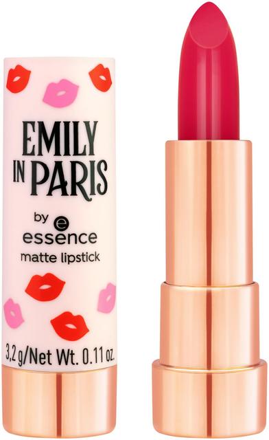 essence EMILY IN PARIS by essence matte lipstick Merci, Chérie! mattahuulipuna 3,2 g