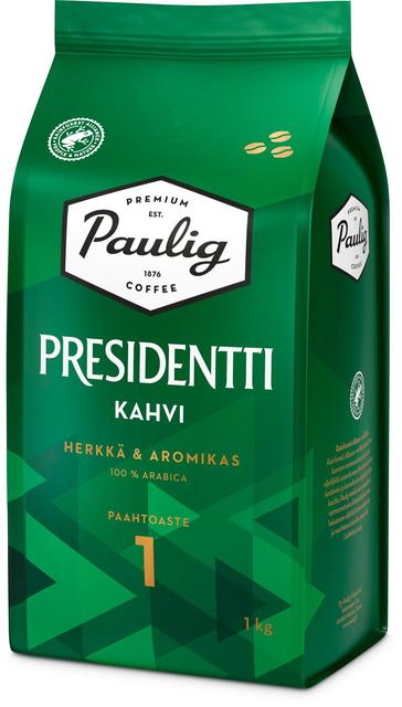 Paulig Presidentti kahvi kahvipapu 1kg