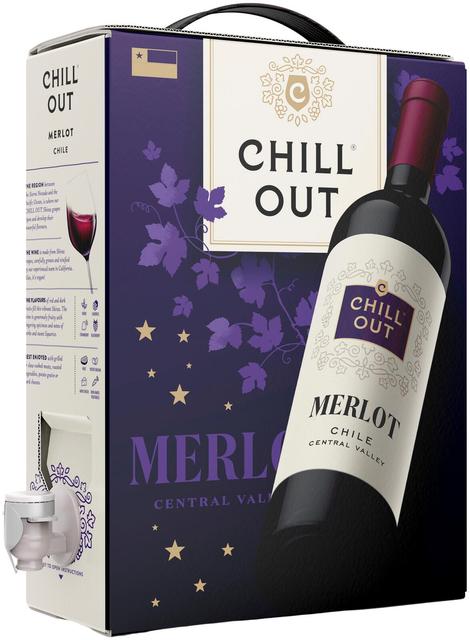 Chill Out Merlot Chile 8% 2L BIB
