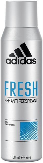 Adidas Fresh Anti-Perspirantti Spray 150 ml, miehille