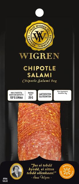 Wigren Chipotle Salami 80g