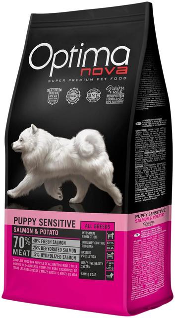 Optimanova Puppy Salmon&Potato Sensitine 2 kg