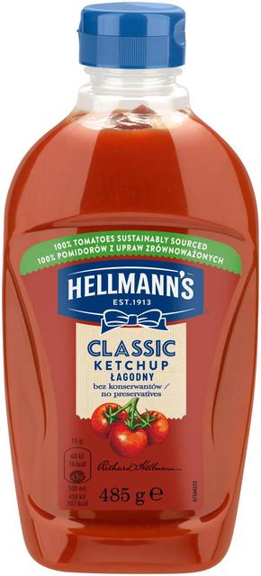 Hellmanns Classic ketšup 485g