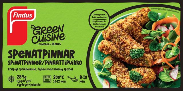 Green Cuisine spinatipulgad 284g