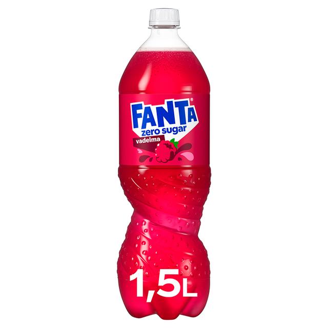 Fanta Vadelma Zero virvoitusjuoma muovipullo 1,5 L