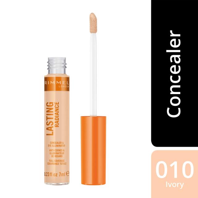 Rimmel Lasting Radiance Concealer -peitevoide 7 ml, 010 Ivory