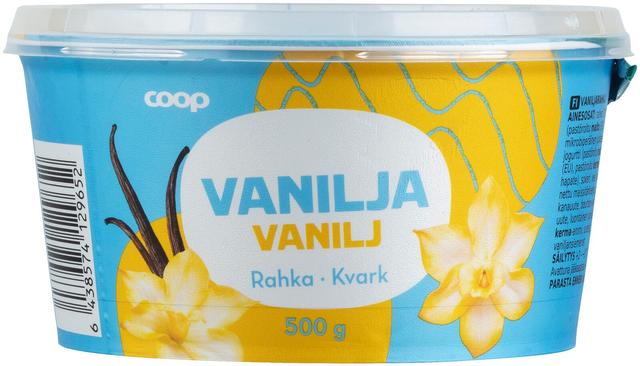 Coop vaniljarahka 3,5% 500g