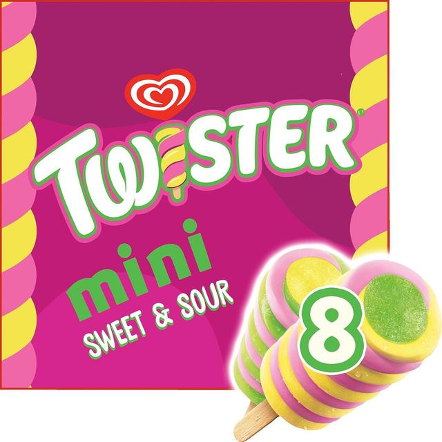Twister Sweet & Sour Jäätelö Monipakkaus 8kpl 400 ml/348g