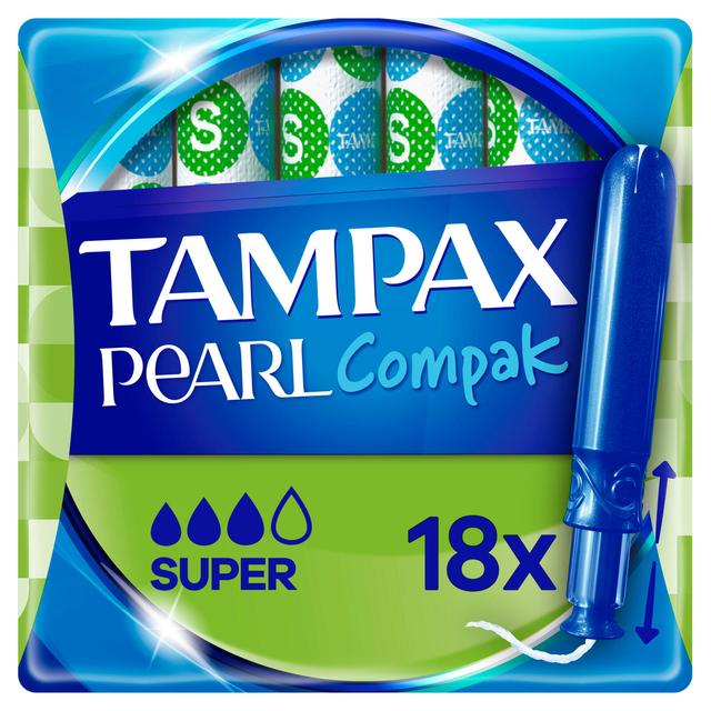 Tampax 18kpl Pearl Compak Super tamponi