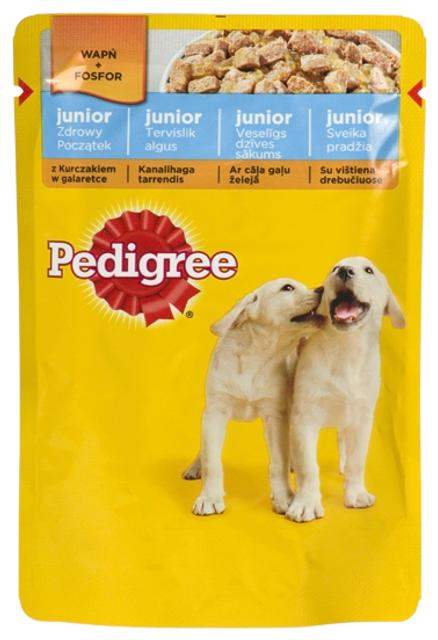 PEDIGREE Junior koeraeine kutsikatele kanalihaga tarrendis, 100 g