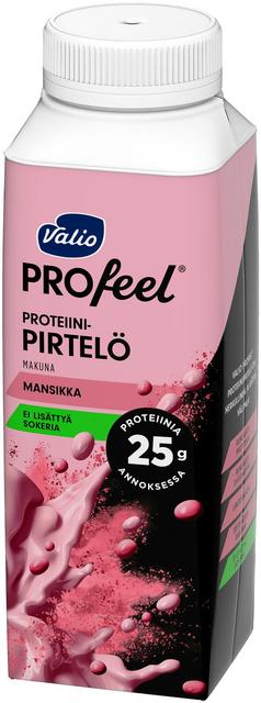 Valio PROfeel® proteiinipirtelö 2,5 dl mansikka laktoositon