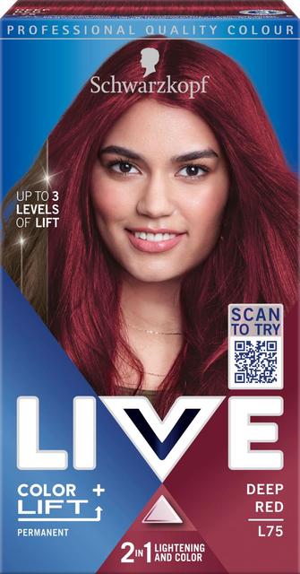 Schwarzkopf LIVE L75 Deep Red hiusväri