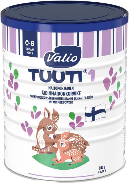 Valio Tuuti® 1 maitopohjainen äidinmaidonkorvikejauhe 800 g