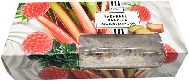 Rabarberi-vaarika toorjuustukook 500 g