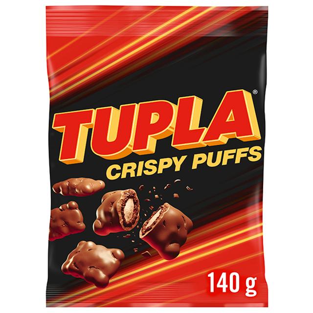 Tupla Crispy puffs šokolaadimaiused 140g
