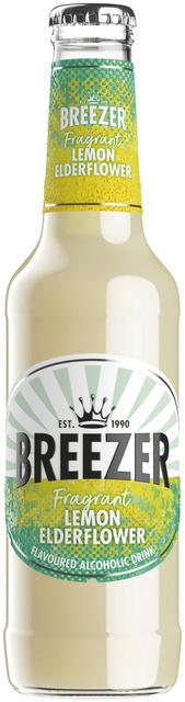 Breezer Lemon Elderflower 4% 0,275l pullo