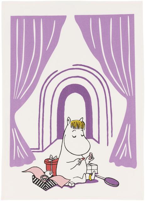 Moomin Arabia keittiöpyyhe 50x70 Niiskuneiti GOTS