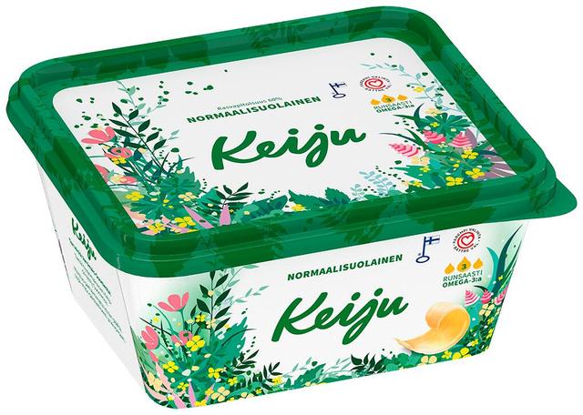 Keiju Normaalisuolainen margariini 60 600 g