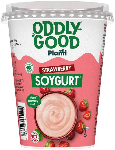 Oddlygood® Planti Soygurt 400 g mansikka