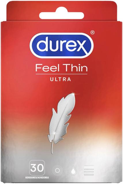 Durex Feel ultra thin-kondomi 30kpl