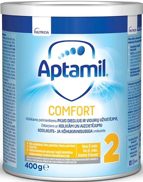 Aptamil Comfort 2 jätkupiimasegu 400g, alates 6-elukuust