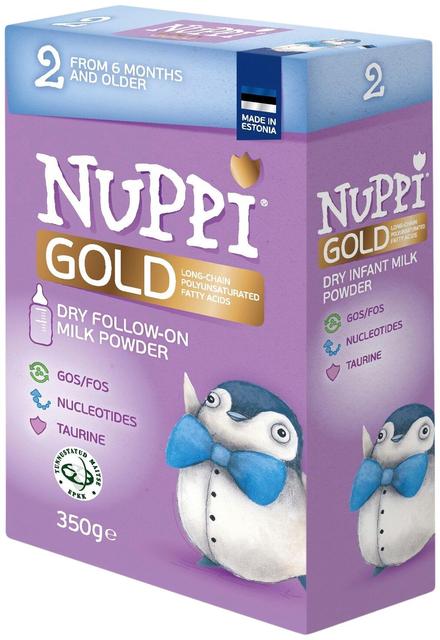 Nuppi Gold 2 jätkupiimasegu, 350g, alates 6-elukuust