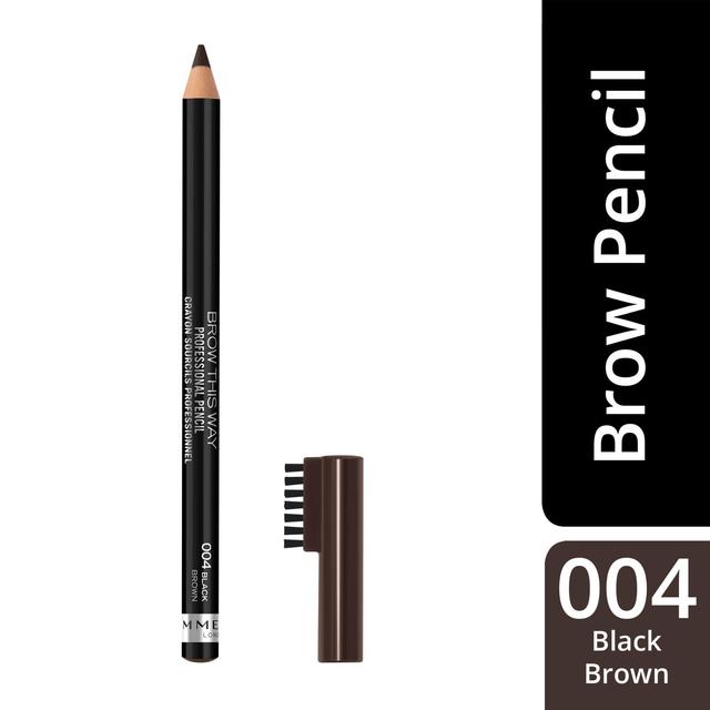 Rimmel 1,4g Professional Eyebrow Pencil 004 Black kulmakynä