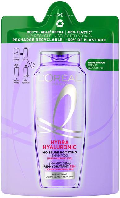 Šampoon Elvital Hyaluron Plump täitepakk 250ml