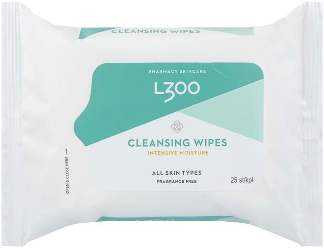 L300 Intensive Moisture Cleansing Wipes Dry Skin kuivan ihon meikinpuhdistusliina 25kpl