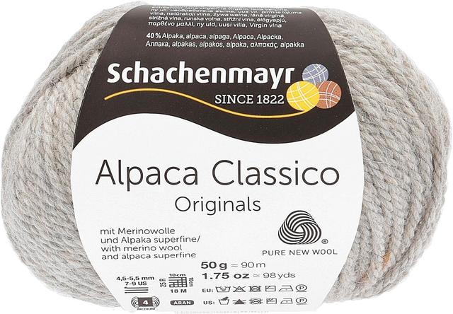 Schachenmayr neulelanka Alpaca Classico 50g harmaa