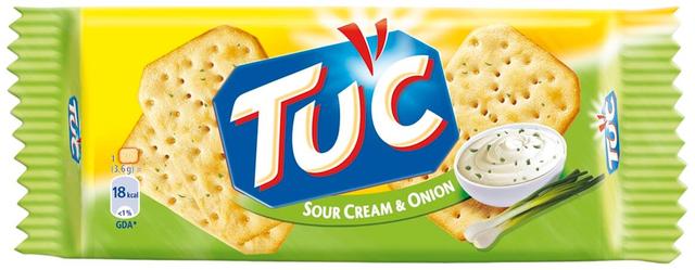 Tuc sibula- ja hapukooremaitselised kreekerid 100 g