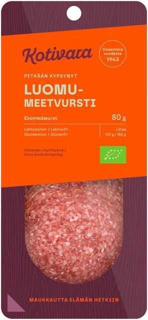 Kotivara Luomumeetvursti 80 g