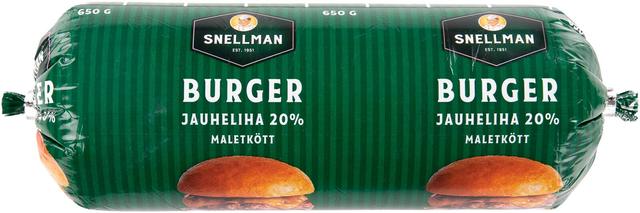 Snellman Burgerjauheliha 20% 650g