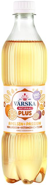 Värska Naturaal Plus apelsini-passioni 500ml