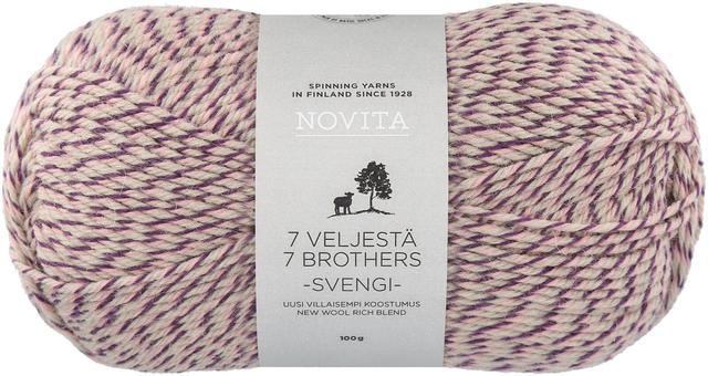 Novita lanka 7 Veljestä Svengi 100g vaahtokarkki 8141