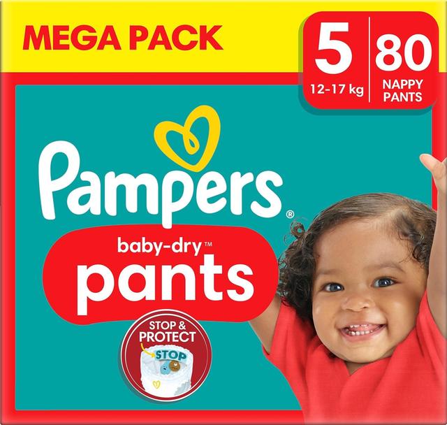 Pampers Baby Dry Pants S5 12-17kg 80kpl housuvaippa