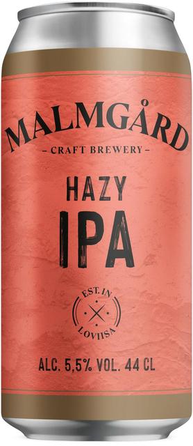 Malmgård Hazy IPA 5,5% olut 0,44l tölkki