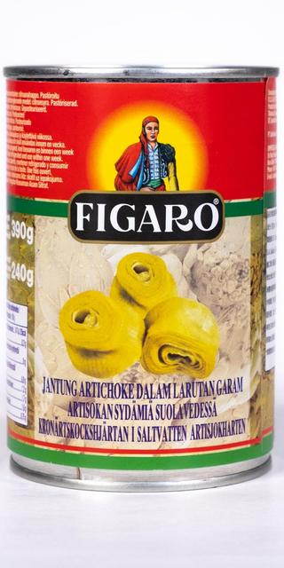 Figaro Artisokan sydämiä suolavedessä 390g/240g
