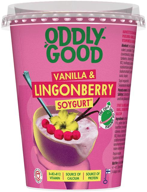 Oddlygood® Soygurt 400 g puolukka & vanilja