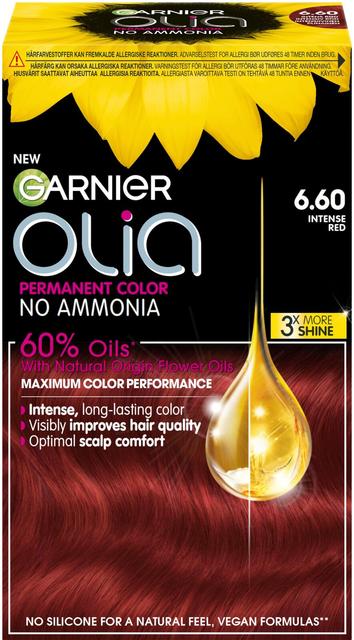 Garnier Olia 6.60 Intense Red kestoväri 174ml