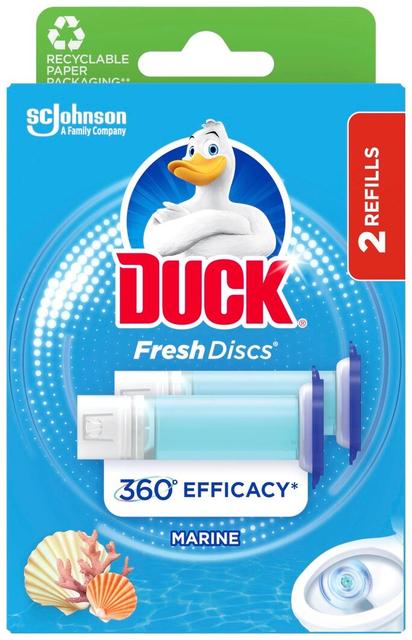 DUCK Fresh Discs 2x36ml Marine täyttöpakkaus