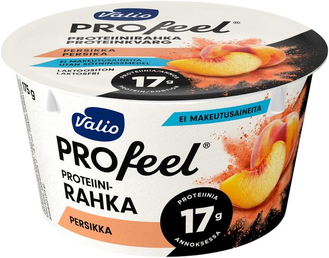 Valio PROfeel® proteiinirahka 175 g persikka laktoositon