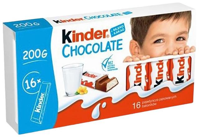 Kinder piimatäidisega piimašokolaad T16 200 g