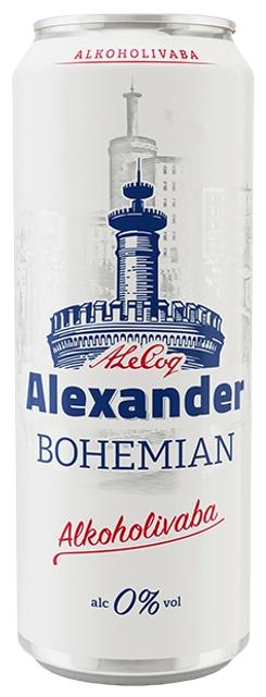 Alexander Bohemian a.vaba õlu 0.568l prk