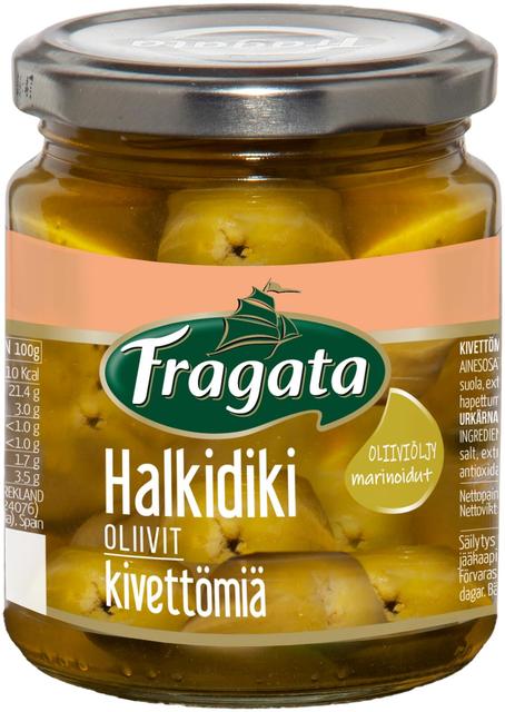 Pitted halkidiki olives