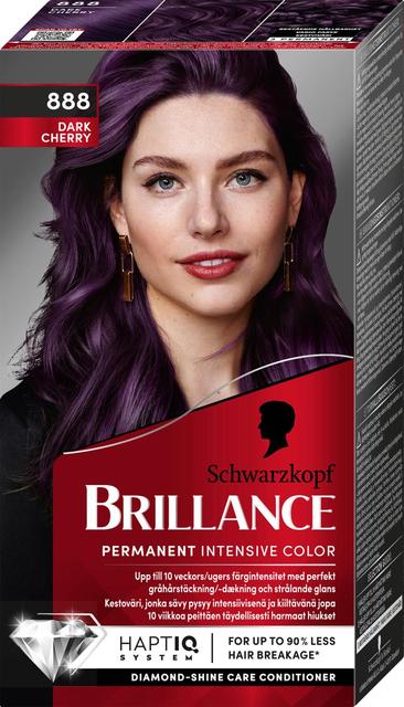 Schwarzkopf Brillance 888 Dark Cherry  hiusväri 1 kpl