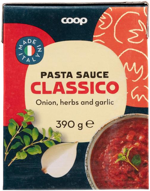 Coop pastakastike classico 390 g