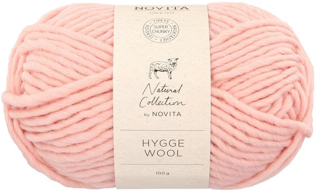 Lõng hygge wool 100g 504 roosa