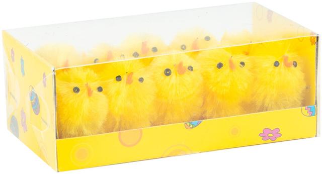 Pääsiäistipu keltainen 4 cm 10 kpl