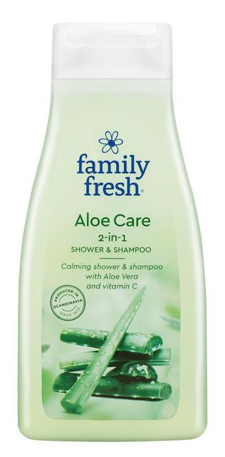 Family Fresh Aloe Care 2-in-1 shower & shampoo shampoo- ja suihkusaippua 500ml